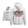 Hoodie Blanco - El movimiento no puede parar.
