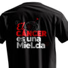 El cáncer es una mielda - T Shirt Negra (Black)